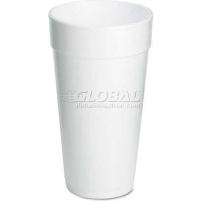 Dart® Foam Cups, 20 oz., White 500/Carton
