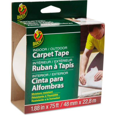 Duck® Carpet Tape, 1.88" x 75ft, 3" Core