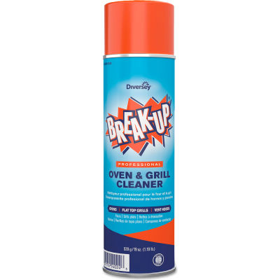 Diversey Break-Up Oven & Grill Cleaner, 19 oz. Aerosol Can, 6 Cans - CBD991206