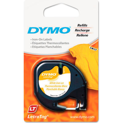 Labels & Label Makers | Label Makers & Accessories | DYMO® LetraTag Fabric Iron-On Labels, 1/2 ...