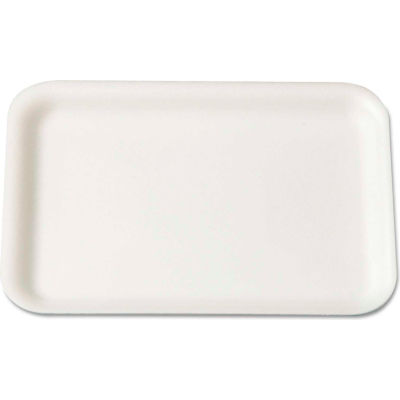 Supermarket Trays 8-1/4" x 5-3/4" White - 500 Pack