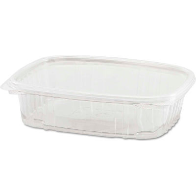 Hinged Lid Plastic Containers 6-2/5" x 7-1/4" x 2-1/4" 24 Oz - 200 Pack
