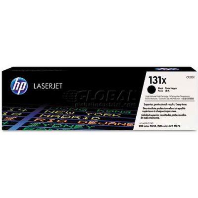 HP CF210X (HP-131X) High-Yield Toner, 2400 Page-Yield, Black