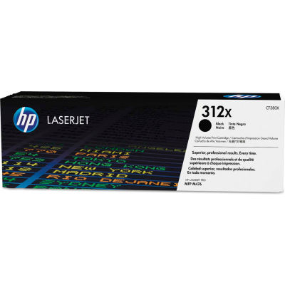 HP 312X High-Yield Toner, 4400 Page-Yield, Black