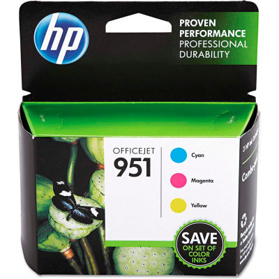 HP 951 3-pack Cyan/Magenta/Yellow Original Ink Cartridges