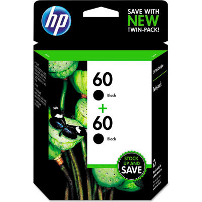 HP 60 2-pack Black Original Ink Cartridges