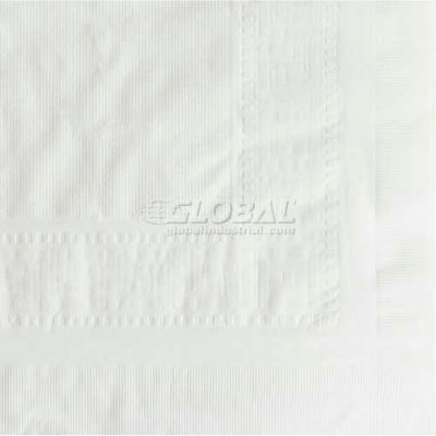 Hoffmaster HFM 210130 - Tablecover, Tissue/Poly, 54" x 108", White, Qty. 25