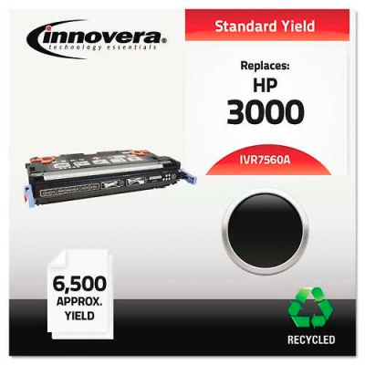 Innovera® 7560A Compatible, Remanufactured, Q7560A (314A) Laser Toner, 6500 Yield, Black