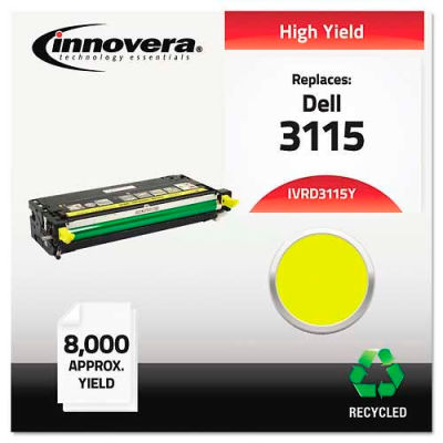 Innovera® D3115Y High-Yield Toner Cartridge, 8000 Page Yield, Yellow