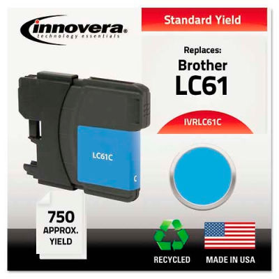 Innovera® LC61C Compatible, Remanufactured, LC61C Ink, 325 Page-Yield, Cyan