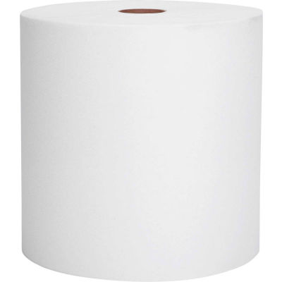 Scott® Nonperforated Paper Towel Rolls, 8 x 800', White, 12 Rolls/Case - KIM01040