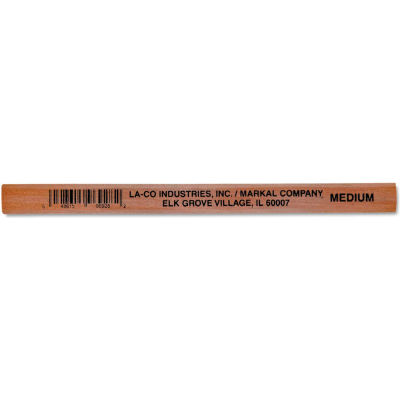 Markal® Carpenter's Pencil, Black Lead, Natural Woodgrain Barrel