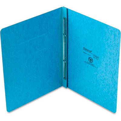 Oxford® PressGuard Report Cover, Prong Clip, Letter, 3" Capacity, Light Blue