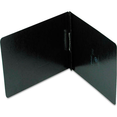 Oxford® PressGuard Coated Report Cover, Prong Clip, Letter, 2" Capacity, Black