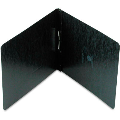 Oxford® Pressboard Report Cover, Prong Clip, Letter, 2" Capacity, Black