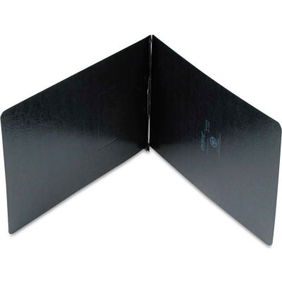 Oxford® PressGuard Coated Report Cover, Prong Clip, Legal, 2" Capacity, Black