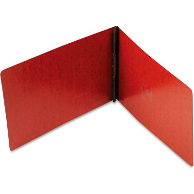 Oxford® PressGuard Coated Report Cover, Prong Clip, Legal, 2" Capacity, Red