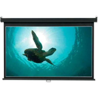 Quartet® Wide Format Wall Mount Projection Screen, 65" x 116", White Matte