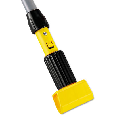 Rubbermaid® 54" Gripper Clamp Fiberglass Handle, Yellow/Black - FGH245000000