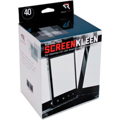 Read Right® Alcohol-Free Screen Kleen Cleaning Wipes, 40/Box - REARR1391