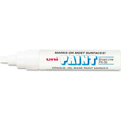 Sanford® uni-Paint Marker, Broad Tip, White