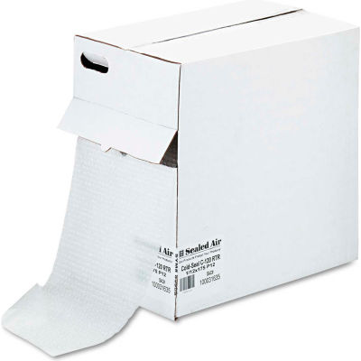 Sealed Air Bubble Wrap® Self Clinging Air-Cushion, 12"W x 175'L x 3/16" Thick, Clear, 1 Roll