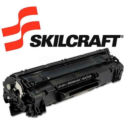 SKILCRAFT® Compatible Remanufactured CE285A (85A) Toner,1600 Page-Yield, Black
