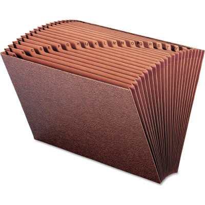 Smead® Leather-Like A-Z Open Accordion Expanding File W/ 21 Pockets, Fits Legal-Sized Documents