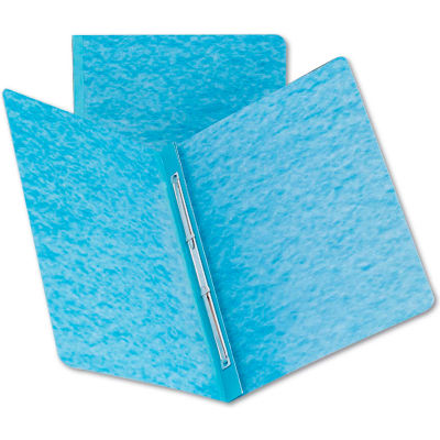 Smead® Side Opening PressGuard Report Cover, Prong Fastener, Letter, Blue