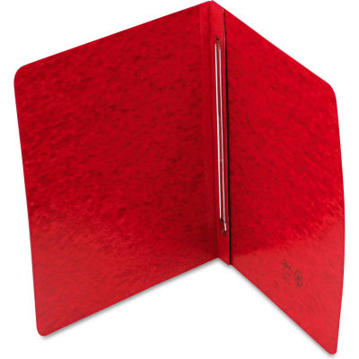 Smead® Side Opening PressGuard Report Cover, Prong Fastener, Letter, Bright Red