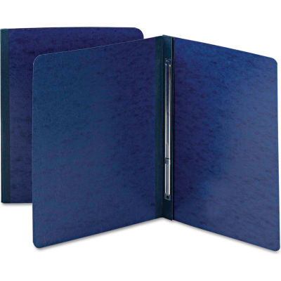 Smead® Side Opening Pressboard Report Cover, Prong Fastener, Letter, Dark Blue