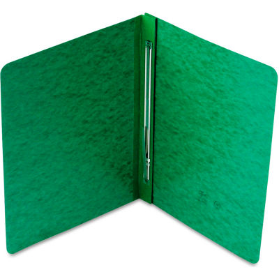 Smead® Side Opening PressGuard Report Cover, Prong Fastener, Letter, Green