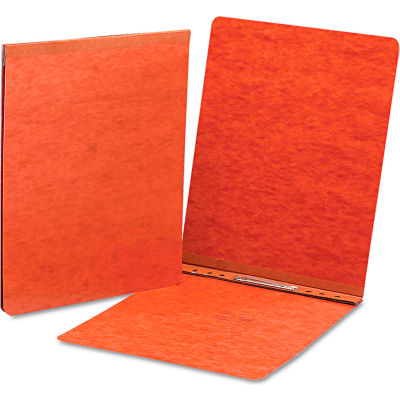 Smead® End Opening Pressboard Report Cover, Prong Fastener, Letter, Red