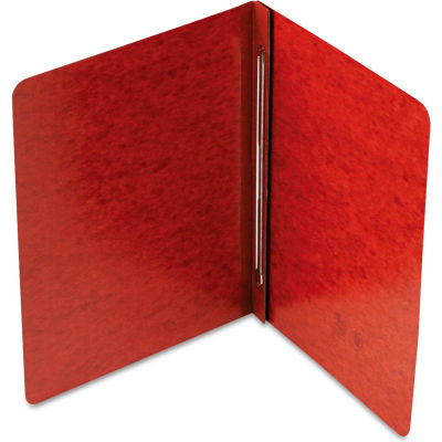 Smead® Side Opening PressGuard Report Cover, Prong Fastener, Letter, Red