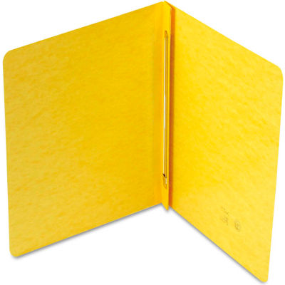 Smead® Side Opening PressGuard Report Cover, Prong Fastener, Letter, Yellow