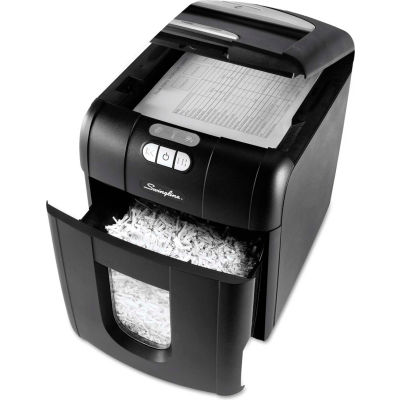 Swingline® Stack-and-Shred 100XL Super Cross-Cut Shredder Bundle, 100 Sheet Capacity
