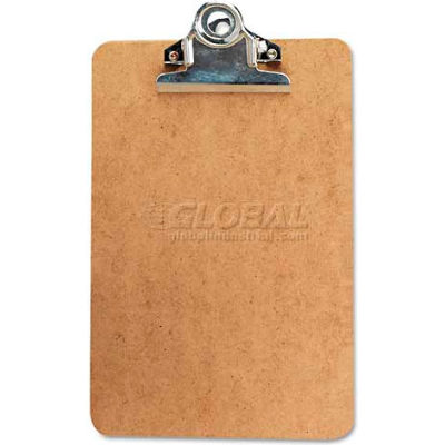 Universal Clipboard w/High-Capacity Clip, 1" Capacity, Holds 6w x 9h, Brown