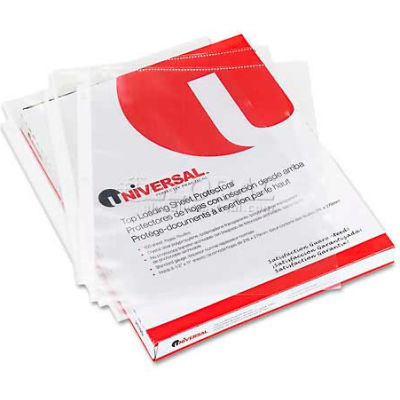 Universal Top-Load Poly Sheet Protectors, Economy, Letter, 200/Box
