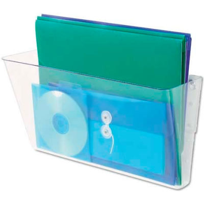 Universal Add-on Pocket for Wall File, Letter, Clear