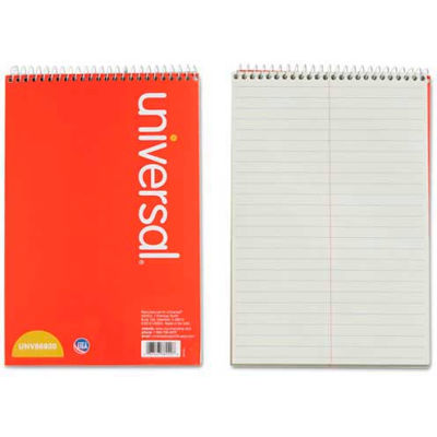 Universal® Steno Book, Gregg Rule, 6 x 9, Green, 80 Sheets/Pad