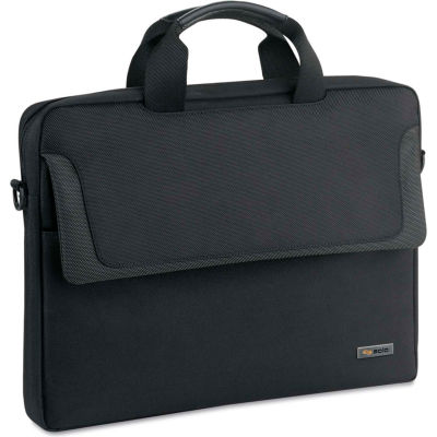 SOLO® Pro Slim Brief, 16", 15 1/4 x 2 x 11 1/2, Black