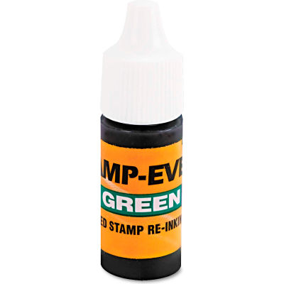 U. S. Stamp & Sign® Refill Ink for Clik! and Universal Stamps, 7ml-Bottle, Green