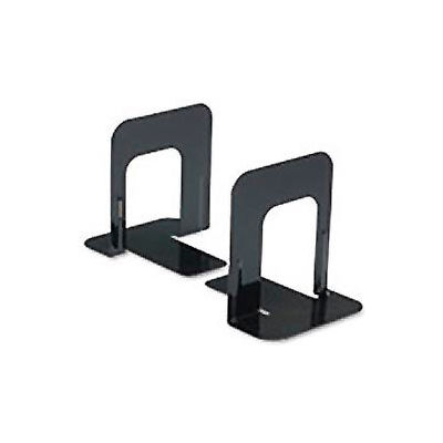 Standard Economy Metal Bookends, Black Enamel