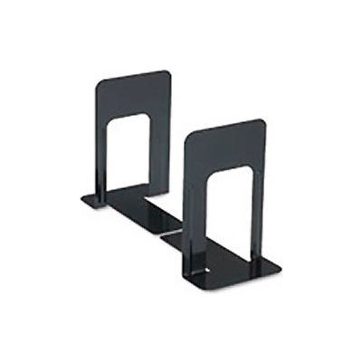 Jumbo Economy Metal Bookends, Black Enamel