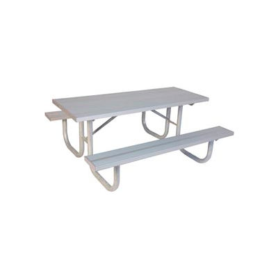 6' Extra Heavy Duty Table, Aluminum 72"L x 68"W