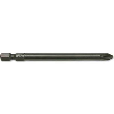 Urrea Heavy Duty Phillips Power Bit, 12062X, 6"L X 1/4", #2 Tip, 1/4 Hexagon Drive