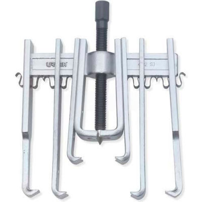 Urrea Straight Jaw Puller Set 4212SJ, 6 Ton, 2-Way 6 Jaws, 14 Pieces