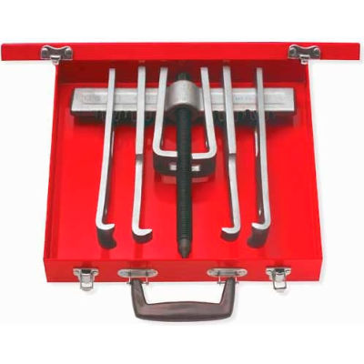 Urrea Straight Jaw Puller Set 4234B, 10 Ton, 2-Way 6 Jaws, 12 Pieces