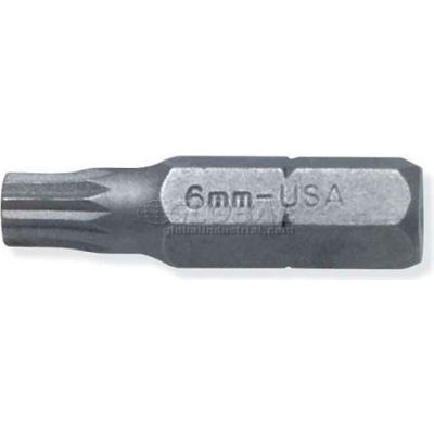 Urrea Triple Square Insert Bit, 60760, 6 mm Drive Size