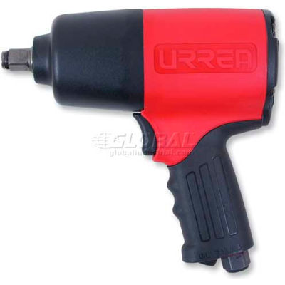 Urrea Heavy-Duty Twin Hammer Composite Impact Wrench UPC731, 1/2" Drive, 8500 RPM, 510 Ft-Lb Torque